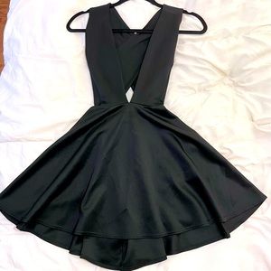 PrettyLittleThing Plunging Mini Dress - Size 2